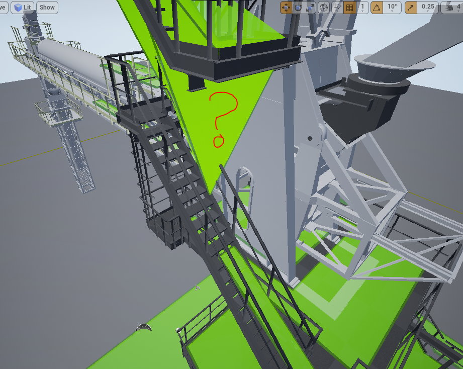 recast spiral stairs